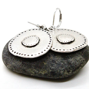 Designer Disc Small Earrings