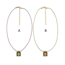 Load image into Gallery viewer, Mini Flaming Heart Delicate Necklace -  N2-2667
