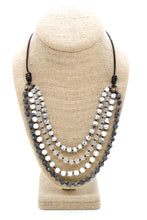 Load image into Gallery viewer, Semi Precious Stone Multi Strand Short Necklace - NLS-M35
