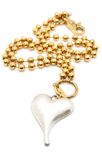 Load image into Gallery viewer, Simple Silver Pendant Convertible Gold Chain Necklace
