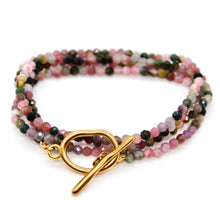 Load image into Gallery viewer, Luxury Faceted Long Tourmaline Necklace or Bracelet - N9-307
