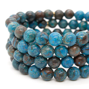 Autumn Jasper 8mm Stretch Bracelet -Stone Collection-