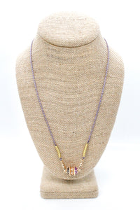 Colorful Summer Cord Necklace - N3-156