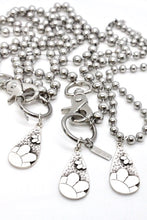 Load image into Gallery viewer, Flower Cutout Pendant Convertible Silver Chain Necklace
