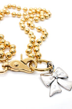 Load image into Gallery viewer, Silver Bow to Wear Short or Long - N2-1011
