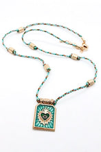 Load image into Gallery viewer, Summer Enamel Cord Necklace - N3-155
