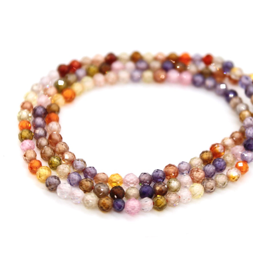 Short Zircon Stone Necklace - N9-200MZ