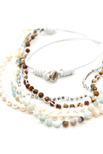 Load image into Gallery viewer, Semi Precious Stone Multi Strand Short Necklace - N4-024
