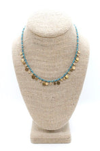 Load image into Gallery viewer, Short Mini Delicate Charm Apatite Necklace - N2-2610A
