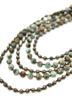 Load image into Gallery viewer, Semi Precious Stone Multi Strand Short Necklace - NLS-Eve
