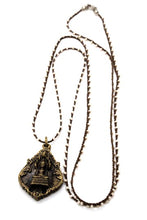 Load image into Gallery viewer, Buddha Necklace 45 - Long Buddha Crochet Necklace - One of a Kind -

