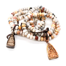 Load image into Gallery viewer, Crazy Lace Agate Buddha Bracelet -Buddha Collection-
