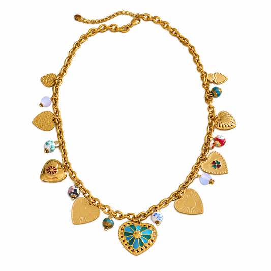 Sample Sale Item - Heart Charm Necklace - SS04