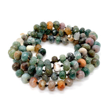 Load image into Gallery viewer, Hand-Knotted Long India Agate Bead Necklace - NL-IA
