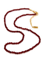 Load image into Gallery viewer, Short Ruby Stone Necklace - N9-200RB
