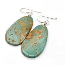 Load image into Gallery viewer, Turquoise Stone Navajo American Indian Earrings
