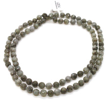 Load image into Gallery viewer, Hand Knotted Faceted Labradorite Bead Necklace - NL-LB
