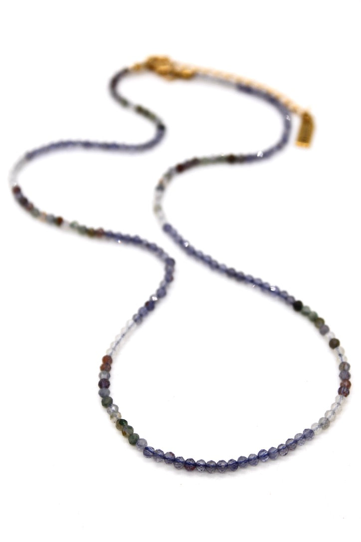 Short Gradient Stone Necklace - N9-200G5