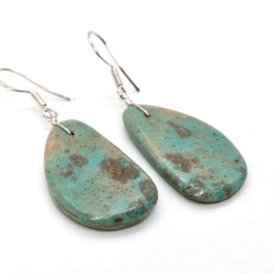 Small Turquoise Navajo American Indian Earrings