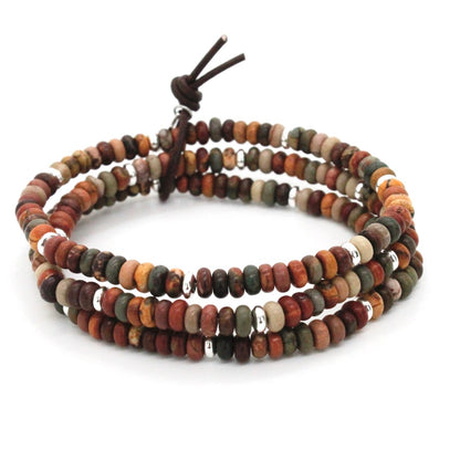 Picasso Jasper + Silver Bracelet Bundle