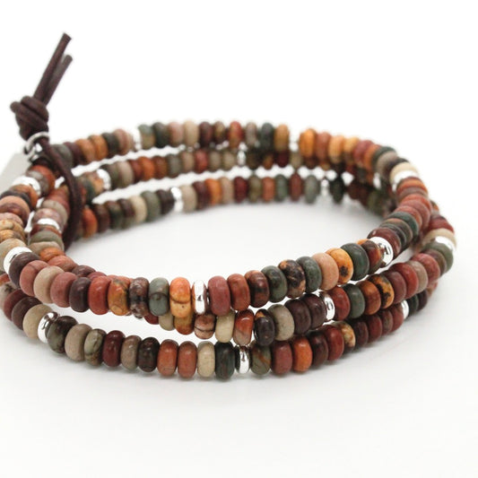 Picasso Jasper + Silver Bracelet Bundle
