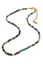 Load image into Gallery viewer, Short Hubei Turquoise Stone Necklace - N9-200HT
