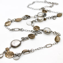 Load image into Gallery viewer, Two Tone Very Long Chain Necklace - N3-045
