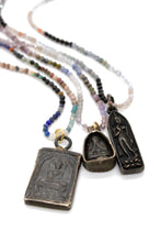 Load image into Gallery viewer, Mini Faceted Stone Buddha Short Necklace -The Buddha Collection-
