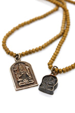 Load image into Gallery viewer, Crystal Stretch Necklace with Small Buddha -Buddha Collection-
