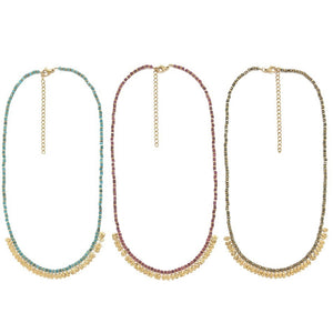 Gold Mini Line Necklace - N2-2651