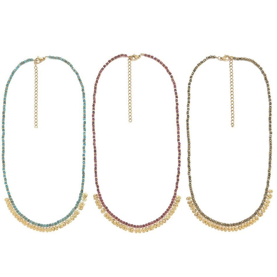 Gold Mini Line Necklace - N2-2651