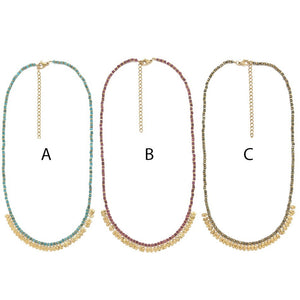 Gold Mini Line Necklace - N2-2651