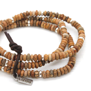 Picture Jasper + Silver Bracelet Bundle