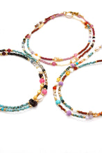 Load image into Gallery viewer, Rainbow Mix Miyuki Seed Bead Necklace -Seeds Collection-
