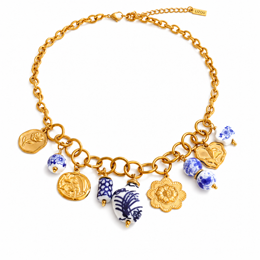 Sample Sale Item - Flower Charm Necklace - SS15