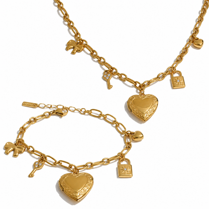 Sample Sale Item - Heart Locket Necklace - SS05