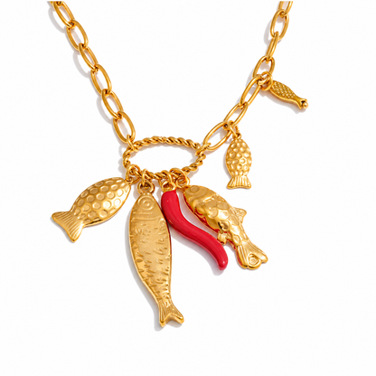 Sample Sale Item - Fish Necklace - SS13