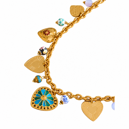 Sample Sale Item - Heart Charm Necklace - SS04