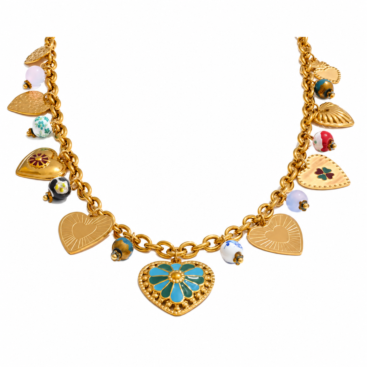 Sample Sale Item - Heart Charm Necklace - SS04