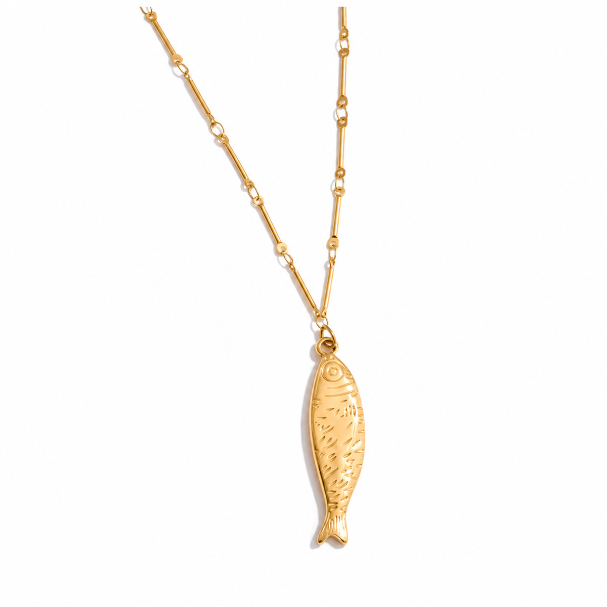 Sample Sale Item - Gold Fish Necklace - SS08