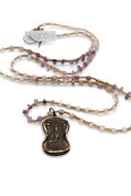 Load image into Gallery viewer, Buddha Necklace 6 - Amethyst Stone
