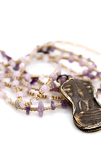 Load image into Gallery viewer, Buddha Necklace 6 - Amethyst Stone
