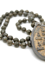Load image into Gallery viewer, Buddha Necklace 8 - Faceted Pyrite
