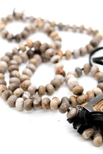 Load image into Gallery viewer, Buddha Necklace 13 - Silver Leaf Jasper
