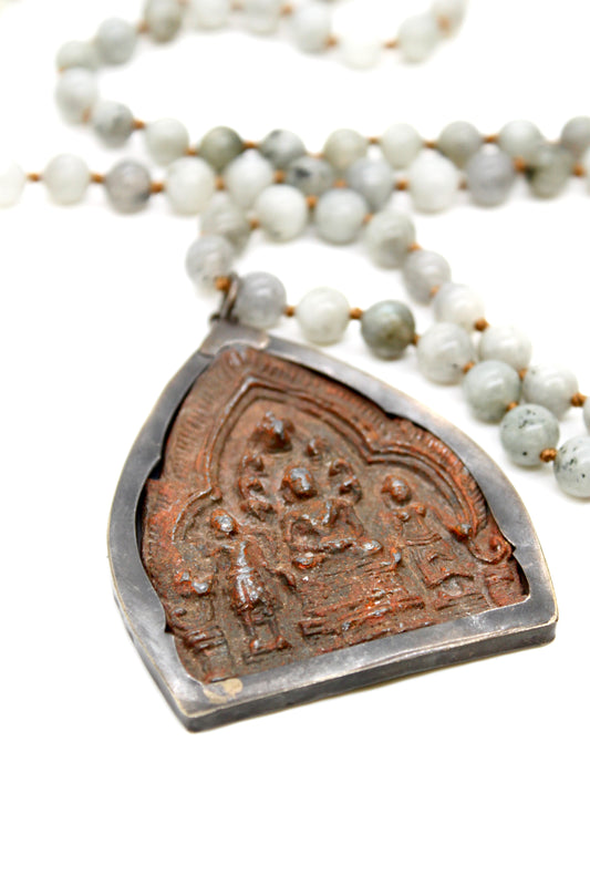 Buddha Necklace 14 - Labradorite