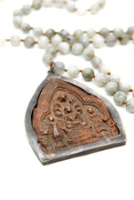 Load image into Gallery viewer, Buddha Necklace 14 - Labradorite
