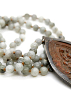 Load image into Gallery viewer, Buddha Necklace 14 - Labradorite
