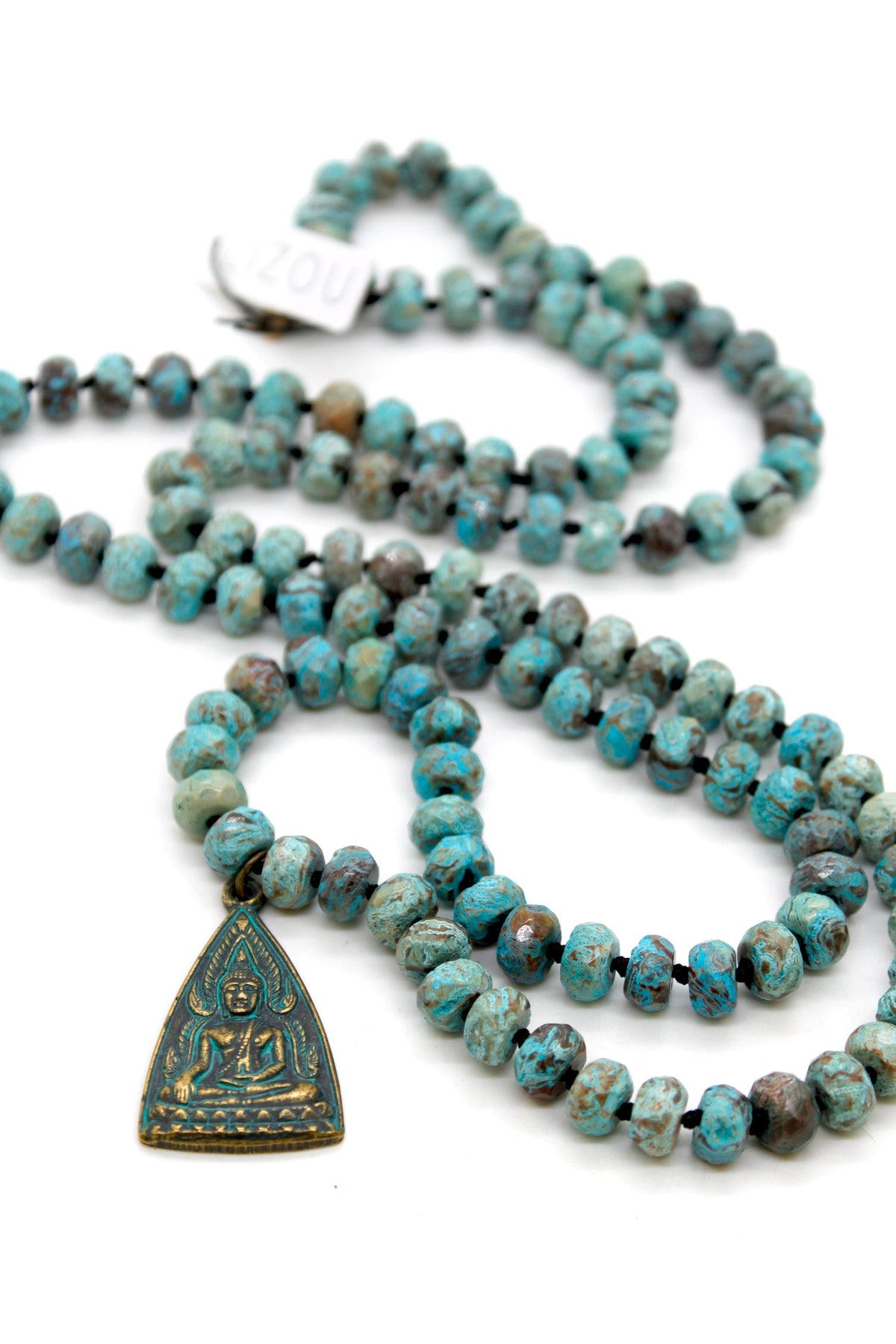 Buddha Necklace 16 - Jasper