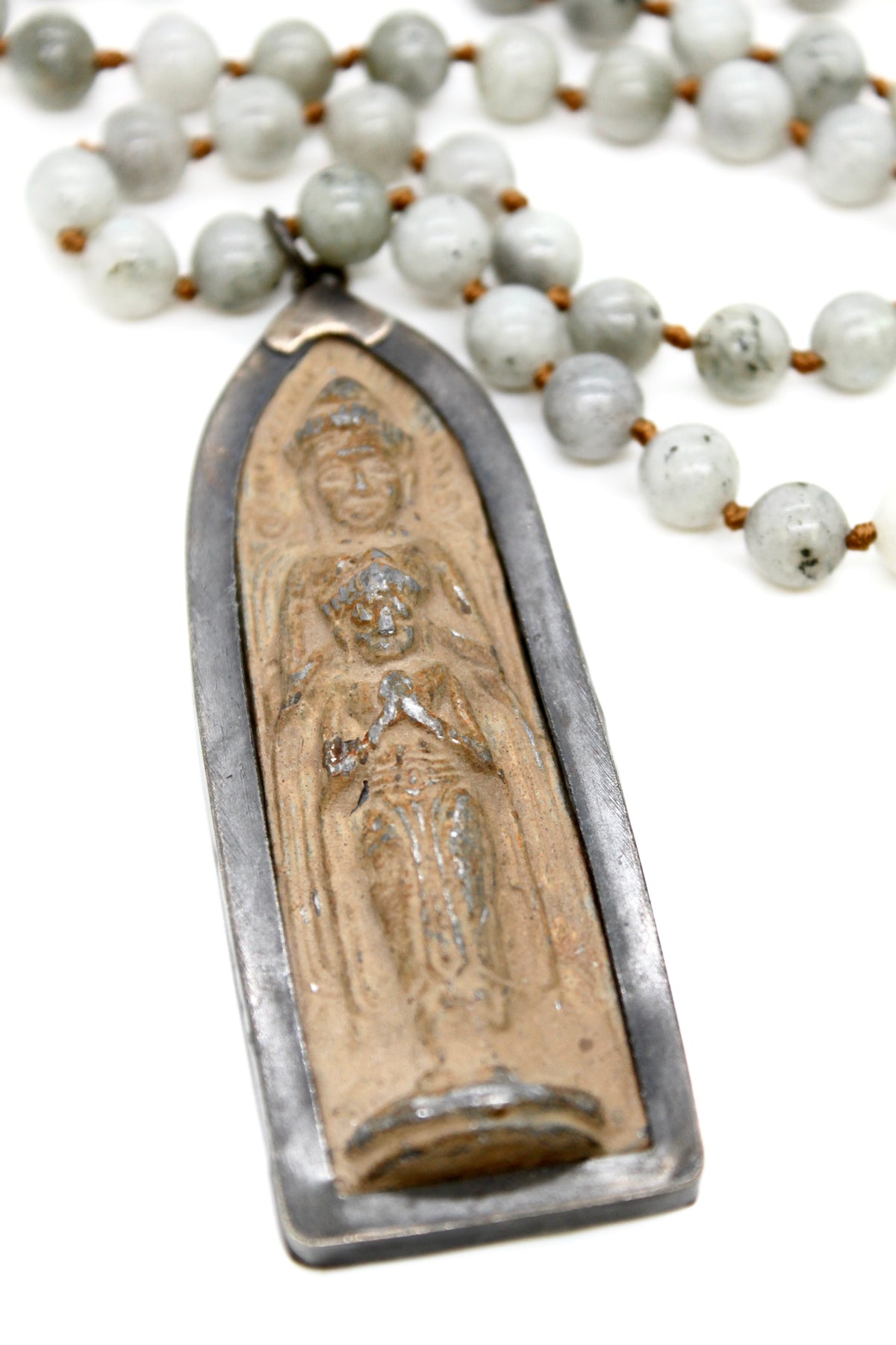 Buddha Necklace 19 - Labradorite