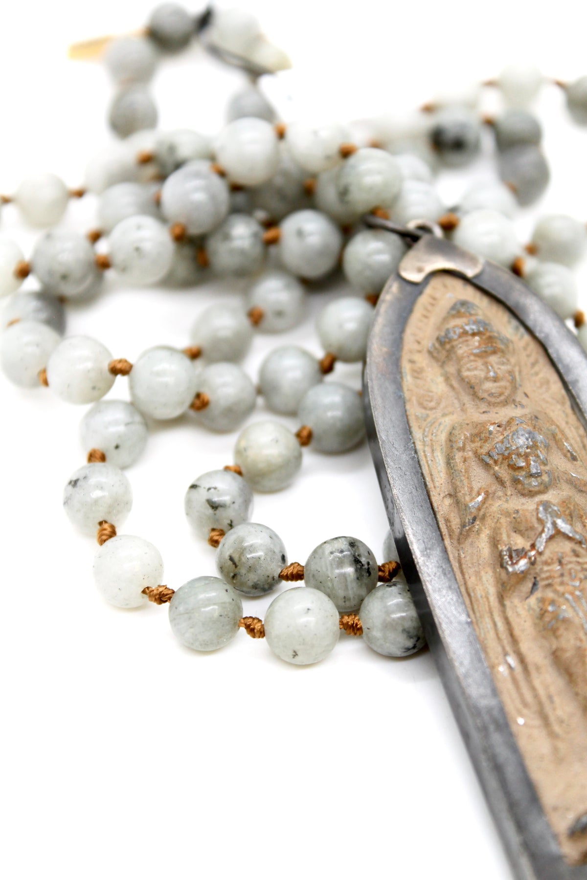 Buddha Necklace 19 - Labradorite